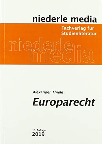 Europarecht - 2022: Studienbuch von Niederle, Jan Media