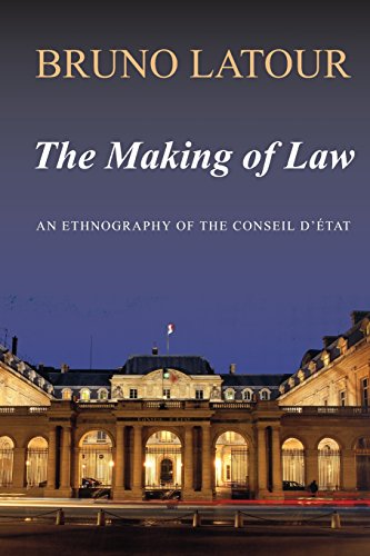 The Making of Law: An Ethnography of the Conseil d'Etat von Wiley