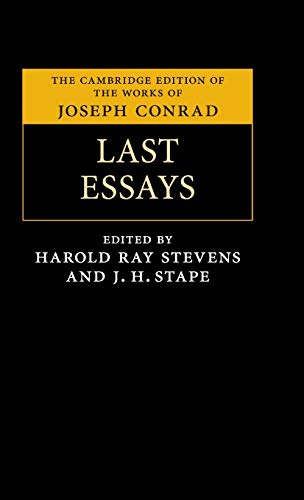 Last Essays (The Cambridge Edition of the Works of Joseph Conrad) von Cambridge University Press