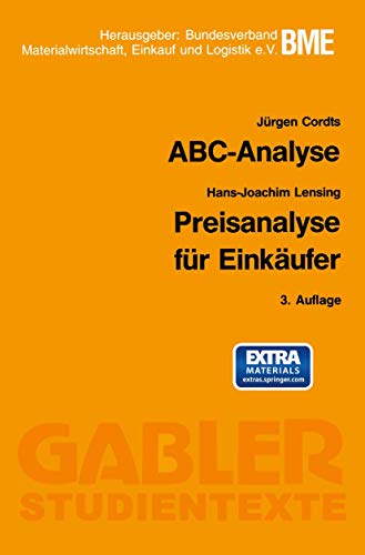 Abc-Analyse: Hrsg. v. Bundesverband Materialwirtschaft, Einkauf u. Logistik (BME) (Gabler-Studientexte)