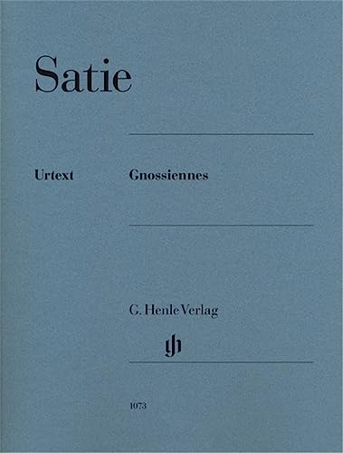Gnossiennes für Klavier: Instrumentation: Piano solo (G. Henle Urtext-Ausgabe) von HENLE