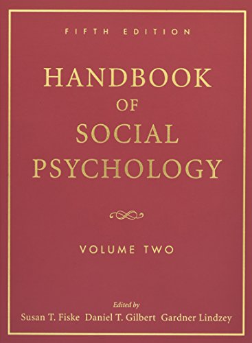 Handbook of Social Psychology (2): Volume 2