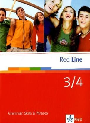 Red Line 3/4: Grammar, Skills and Phrases Klasse 7/8 (Red Line. Ausgabe ab 2006) von Klett Ernst /Schulbuch