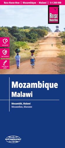 Reise Know-How Landkarte Mosambik, Malawi (1:1.200.000): reiß- und wasserfest (world mapping project)