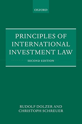 Principles of International Investment Law von Oxford University Press, Usa