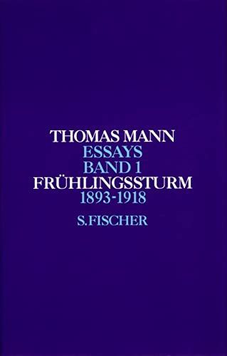 Frühlingssturm 1: 1893-1918 von FISCHERVERLAGE
