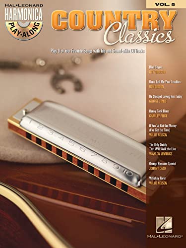 Harmonica Play-Along Volume 5: Country Classics: Play-Along, CD für Mundharmonika (diat./chr.) (Harmonica Play-along, 5, Band 5) von Music Sales