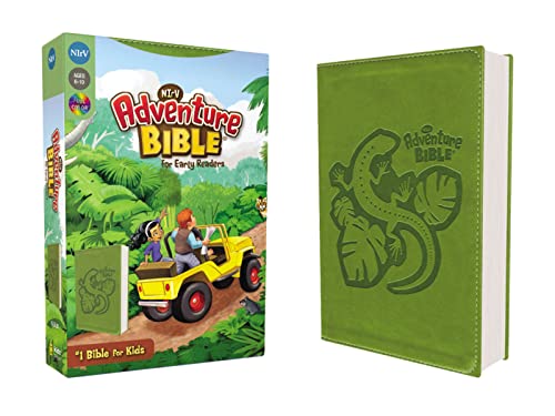 NIrV, Adventure Bible for Early Readers, Leathersoft, Green, Full Color von Zonderkidz