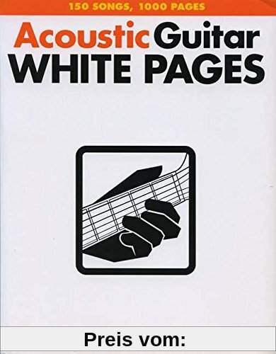 Acoustic Guitar Tab White Pages: Songbook für Gitarre