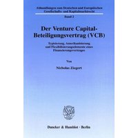 Der Venture Capital-Beteiligungsvertrag (VCB).