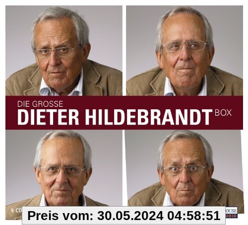 Die große Dieter Hildebrandt-Box: Mit Nie wieder 80 / Dieter Hildebrandt wirft ein / Ausgebucht / Ich musste immer lachen / Vater unser gleich nach der Werbung