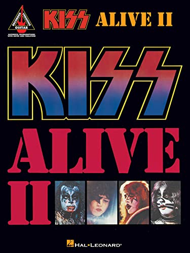 Kiss: Alive II: Noten für Gitarre (Guitar Recorded Versions) von HAL LEONARD