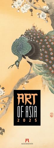 Art of Asia Kalender 2025, Wandkalender im Hochformat (24x66 cm) - Dekokalender im asiatischen Stil, historische Malerei auf Seide, Holz und Papier von Ackermann Kunstverlag