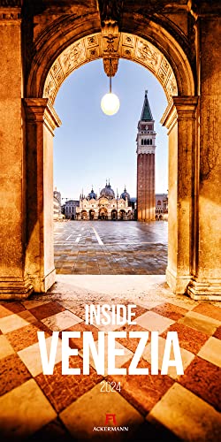 Inside Venezia Kalender 2024, Wandkalender im Hochformat (33x66cm) - Lifestyle und Reisekalender, Italien, Venedig, Romantik von Ackermann Kunstverlag