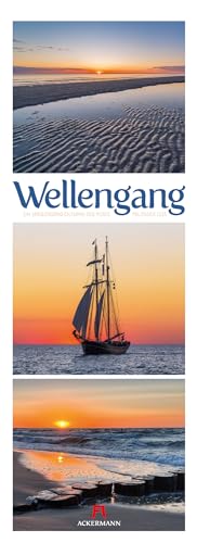 Wellengang Kalender 2025, Triplet-Wandkalender im Hochformat (24x66 cm) - Landschaftskalender mit Meer und Strand für Nord- und Ostsee-Fans von Ackermann Kunstverlag