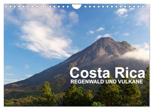 Costa Rica - Regenwald und Vulkane (Wandkalender 2025 DIN A4 quer), CALVENDO Monatskalender: Faszinierende Bilder aus dem Tropenparadies von CALVENDO