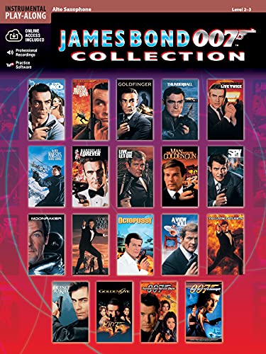 James Bond 007 Collection: Alto Sax Book & Online Audio/Software von Alfred Music