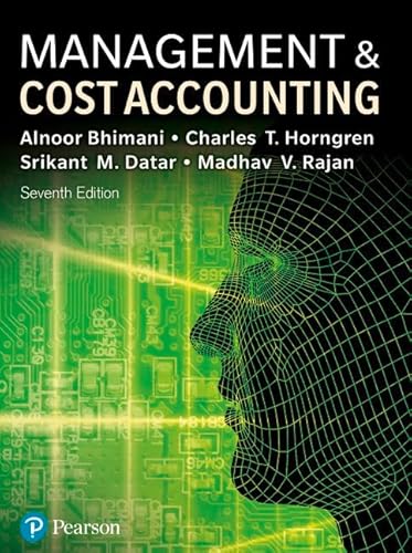 Management and Cost Accounting + MyLab Accounting with Pearson eText (Package)