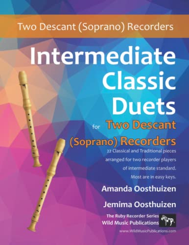 Intermediate Classic Duets for Descant (Soprano) Recorders: 22 classical and traditional melodies for two equal Descant Recorders of intermediate standard. Most are in easy keys. von CreateSpace Independent Publishing Platform