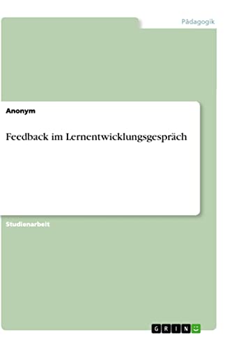 Feedback im Lernentwicklungsgespräch