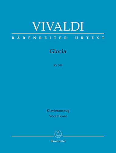 Gloria RV 589. BÄRENREITER URTEXT. Klavierauszug, Urtextausgabe