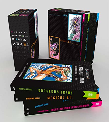 Bizarre adventure de Hirohiko Araki: Coffret en 4 volumes : Magic B.T. ; Gorgeous Irene ; Baoh ; Under Execution Under Jailbreak von DELCOURT