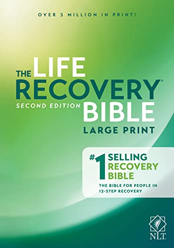 Life Recovery Bible NLT, Large Print: New Living Translation