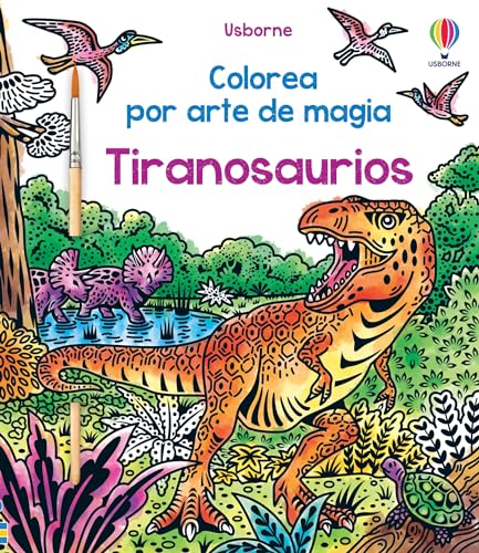 Tiranosaurios (Colorea por arte de magia)