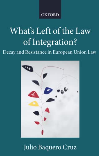 WHAT'S LEFT LAW OF INTEGRATION? CCAEL P: Decay and Resistance in European Union Law (Collected Courses of the Academy of European Law) (The Collected Courses of the Academy of European Law, 26/2)