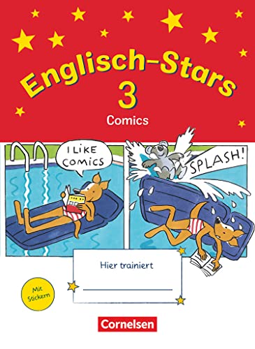 Englisch-Stars - Allgemeine Ausgabe - 3. Schuljahr: Übungsheft Comics - Mit Lösungen von Oldenbourg Schulbuchverl.