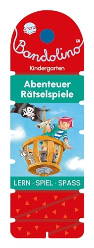 Bandolino. Abenteuer Rätselspiele: Lernspiel mit Lösungskontrolle für Kinder ab 4 Jahren von Arena