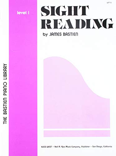 Sight Reading Level 1 (The Bastien Piano Library) von Kjos