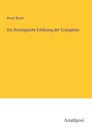 Die theologische Erklärung der Evangelien von Anatiposi Verlag