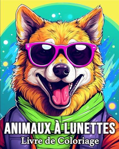 Animaux à Lunettes Livre de Coloriage: 50 Images D'animaux Zen pour Réduire le Stress et se Détendre von Blurb