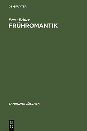 Frühromantik. (Sammlung Göschen) von de Gruyter