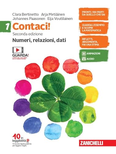 Contaci! Con tavole numeriche. Per la Scuola media. Con e-book. Con espansione online. Numeri, relazioni, dati-Misure, spazio e figure (Vol. 1)