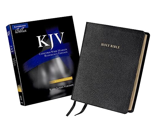 KJV Concord Wide Margin Reference Bible, Black Calfsplit Leather KJ764:XM: King James Version, Concord Wide Margin Reference Edition, Black Calf Split Leather von Cambridge University Press