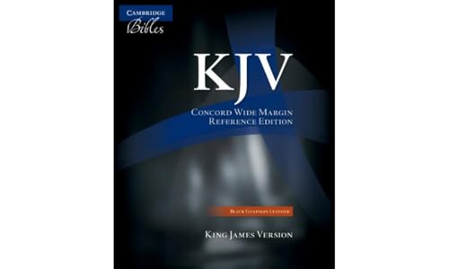 KJV Concord Wide Margin Reference Bible, Black Edge-Lined Goatskin Leather KJ766:XME: King James Version, Black, Goatskin, Concord Wide-margin Reference Bible von Cambridge University Press