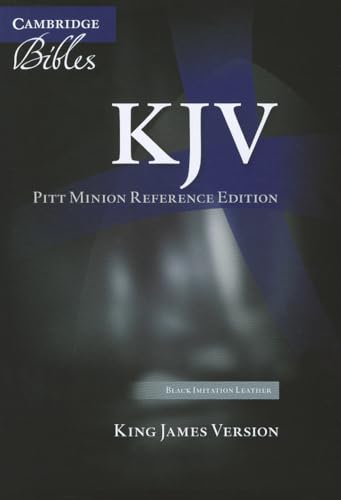 KJV Pitt Minion Reference Edition KJ442:X black imitation leather: King James Version, Black, Imitation Leather, Pitt Minion Reference Bible