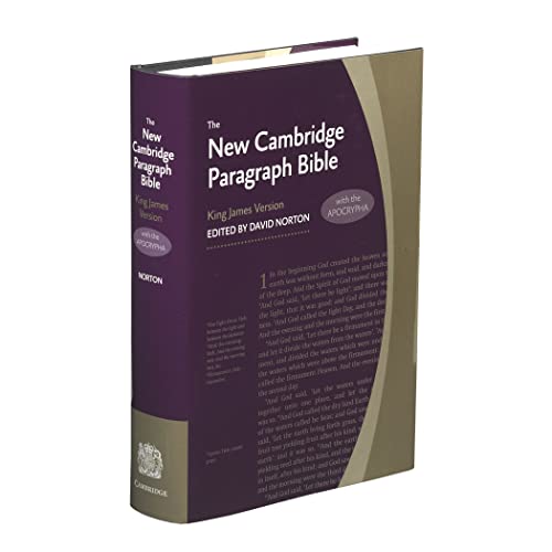 New Cambridge Paragraph Bible with Apocrypha KJ590:TA: With the Apocrypha von Cambridge University Press