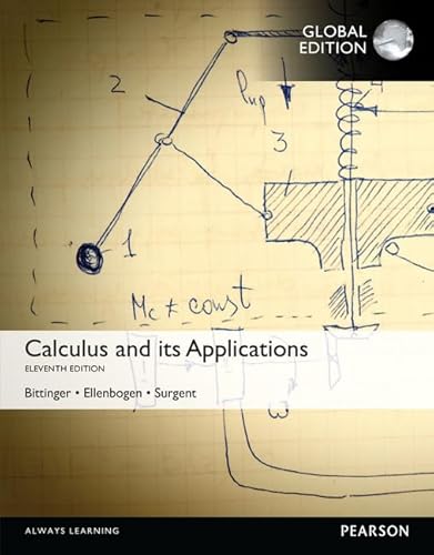 Calculus And Its Applications, Global Edition von Pearson Education Limited