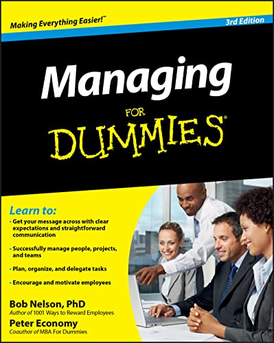 Managing For Dummies 3e (For Dummies Series) von For Dummies