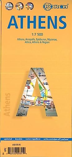 Athen ( Atthina / Athens ) 1 : 7 500 (Borch Maps) von Borch GmbH