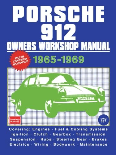 Porsche 912 Owners Workshop Manual 1965-1969 von Brooklands Books