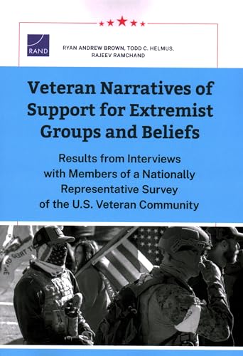 Veteran Narratives of Support for Extremist Groups and Beliefs: Results from Interviews With Members of a Nationally Representative Survey of the U.s. Veteran Community von RAND Corporation