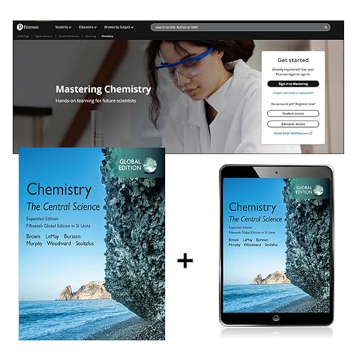 Chemistry: The Central Science in SI Units, Expanded Edition, Global Edition + Mastering Chemistry with Pearson eText