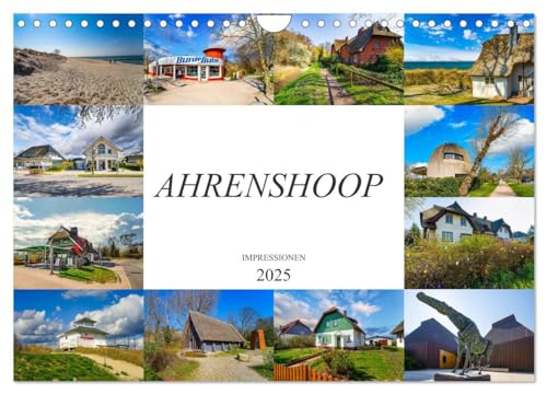 Ahrenshoop Impressionen (Wandkalender 2025 DIN A4 quer), CALVENDO Monatskalender von CALVENDO