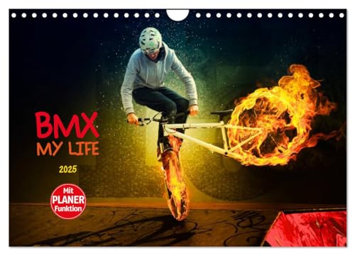 BMX My Life (Wandkalender 2025 DIN A4 quer), CALVENDO Monatskalender von CALVENDO