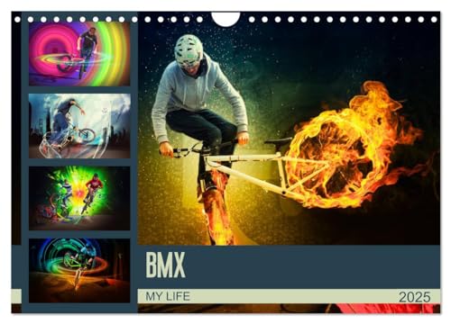 BMX My Life (Wandkalender 2025 DIN A4 quer), CALVENDO Monatskalender von CALVENDO