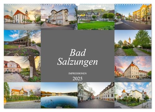 Bad Salzungen Impressionen (Wandkalender 2025 DIN A2 quer), CALVENDO Monatskalender von CALVENDO